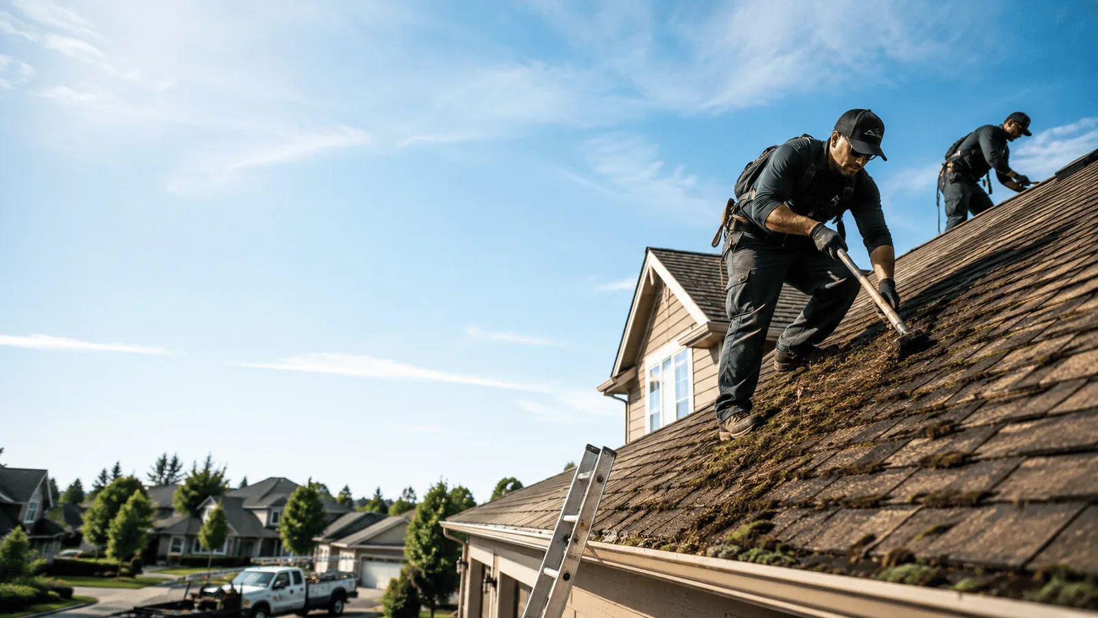 Roof Moss Removal in Lublin, WI near me